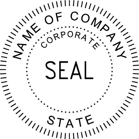 Corporate Seal Stamp Template Pdf